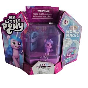 My Little Pony Mini World Magic Izzy Moonbow Crystal Keychain 11pc Hasbro F5244